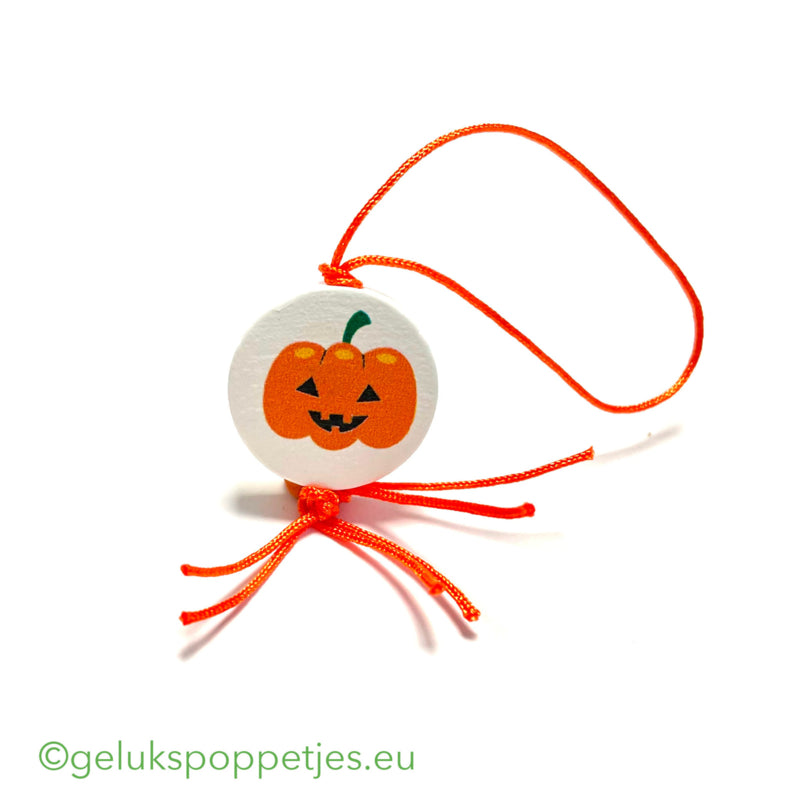 Gelukspoppetje pompoen