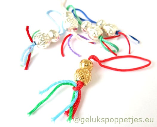 Gelukspoppetje verguld