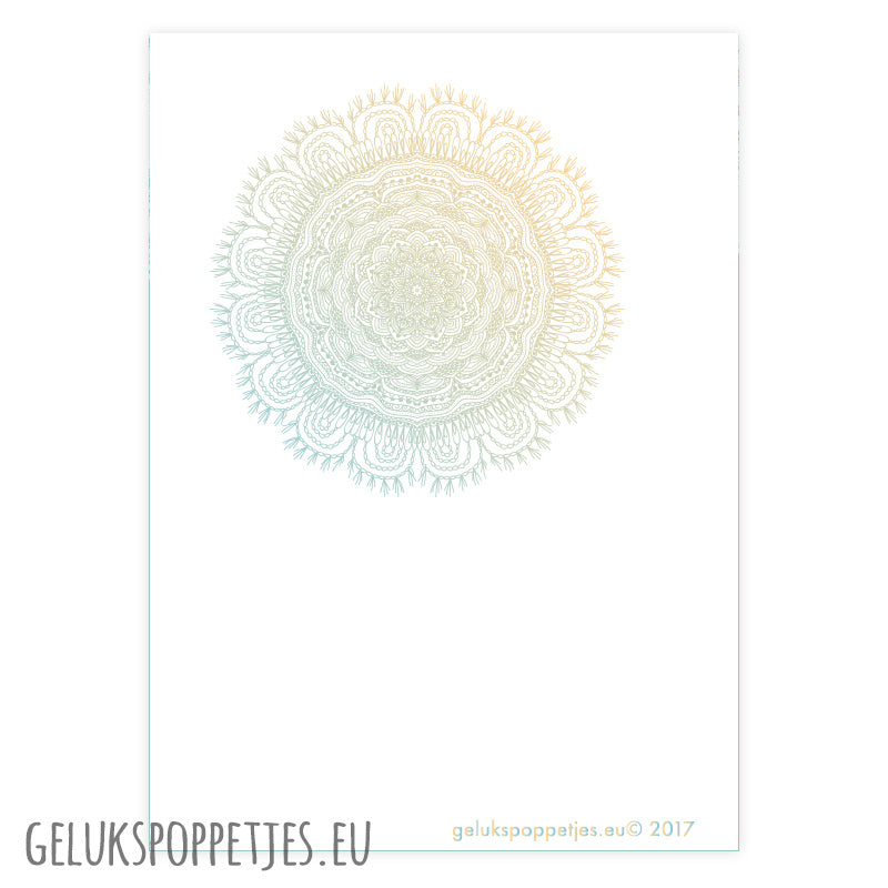 Kaartje steuntje vol geluk