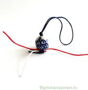 Gelukspoppetje porseleinen tulpen