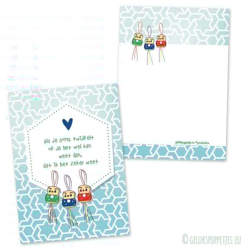 Kaartje quote twijfel