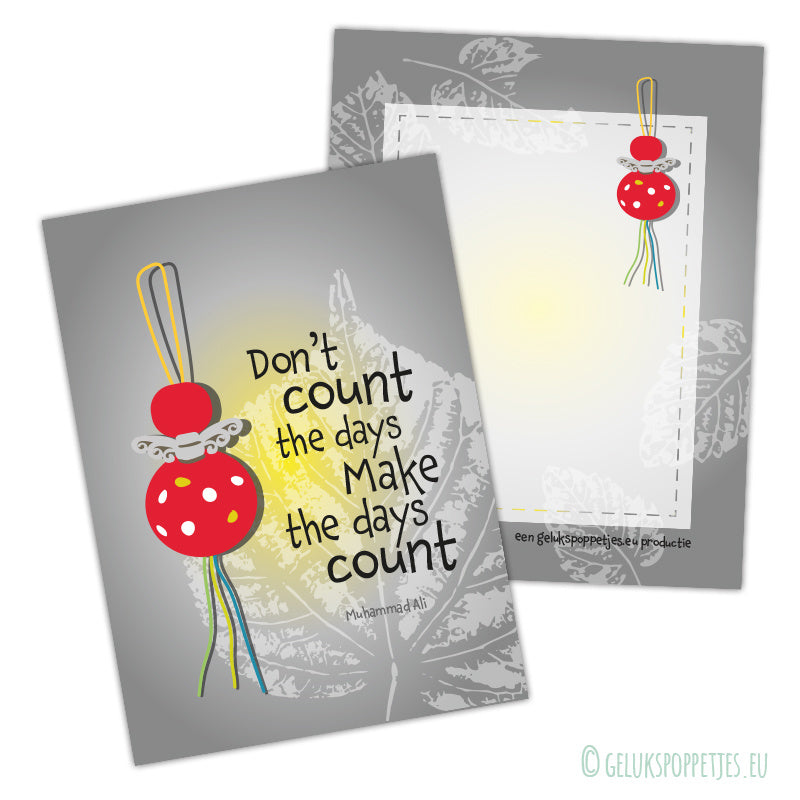 Kaartje make the days count