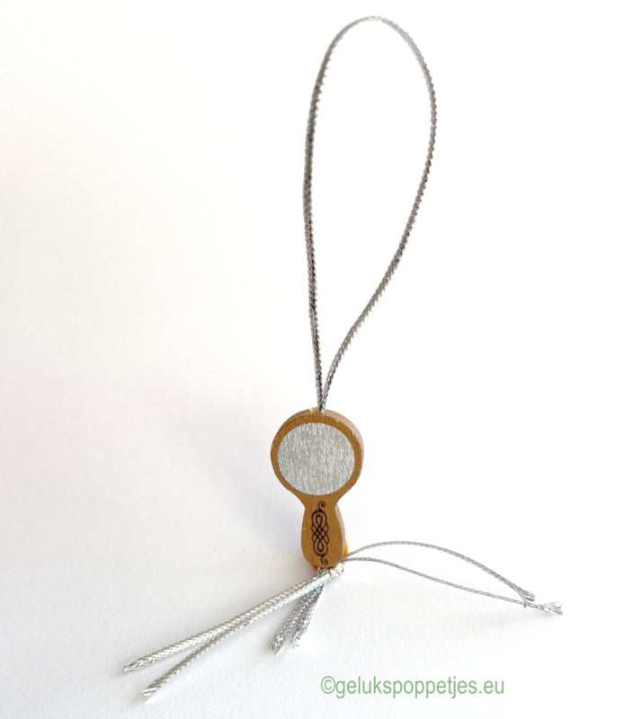 Gelukspoppetje spiegeltje