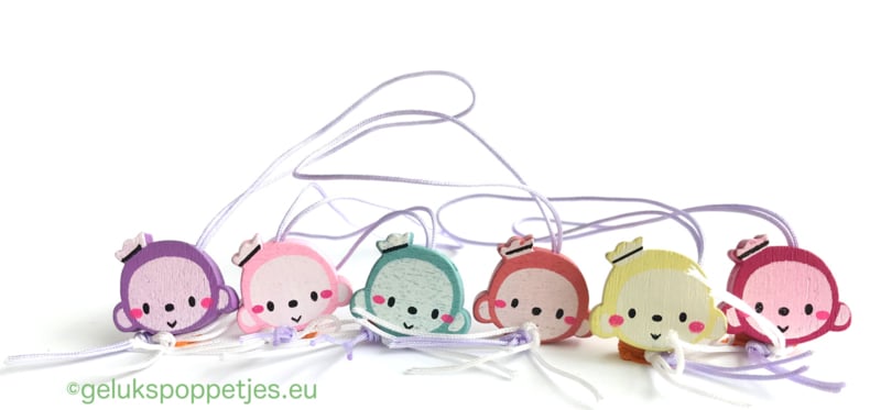 gelukspoppetje apenhoofdje