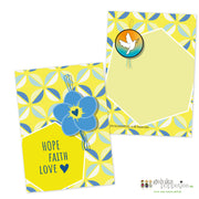 Kaartje hope faith and love