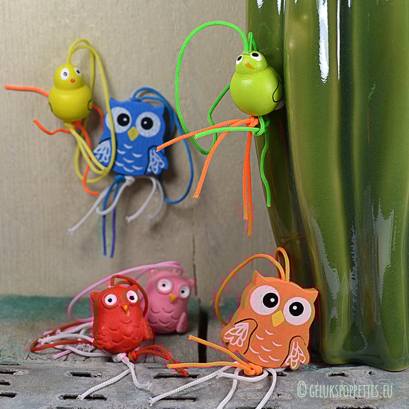 Gelukspoppetje platte uiltjes assorti