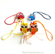 Gelukspoppetje gekleurd geluksuiltje