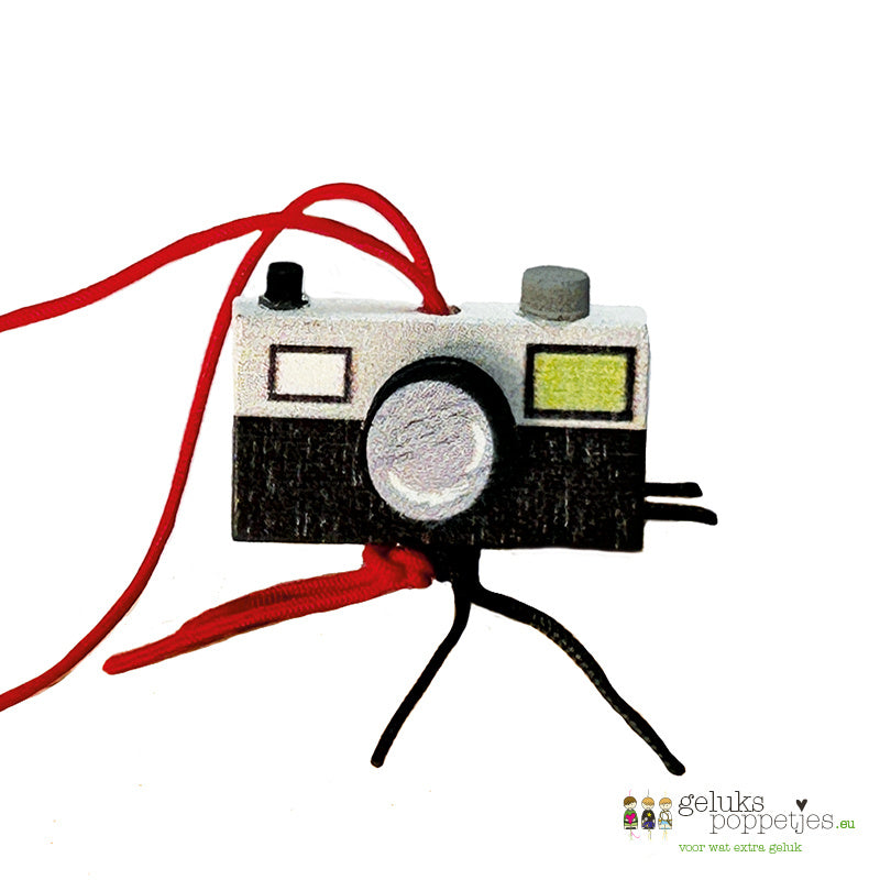 Gelukspoppetje camera