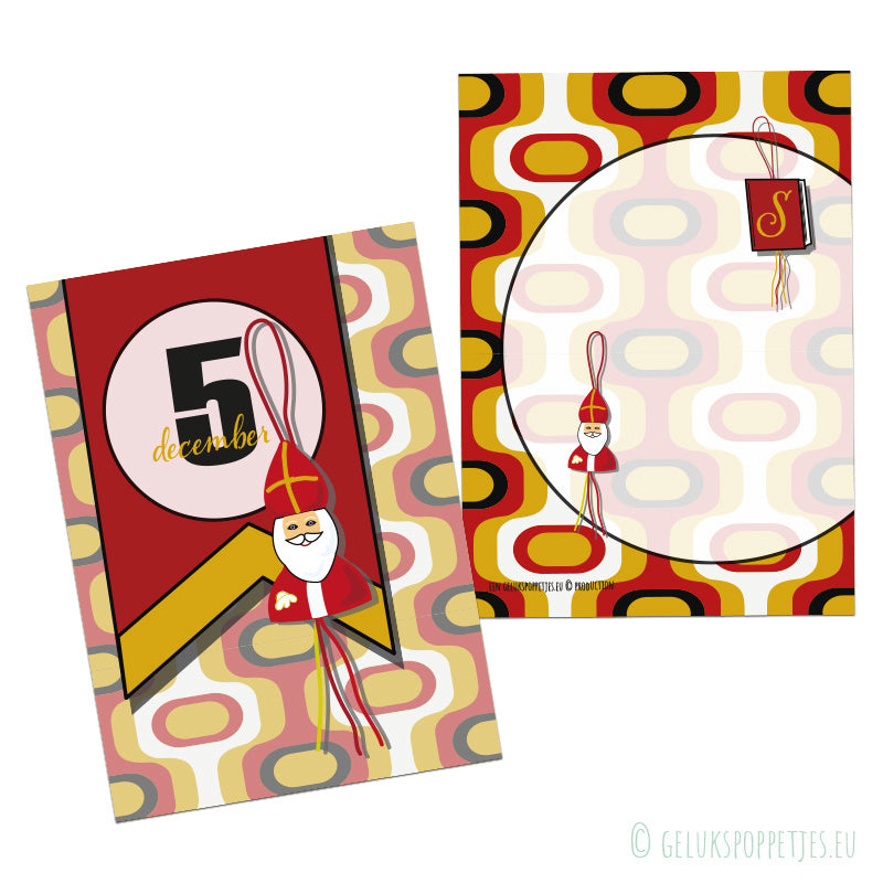 Kaartje sinterklaas feest