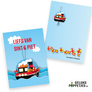 Kaartje Sint en Piet