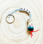 Name keyring with lucky charm doctor