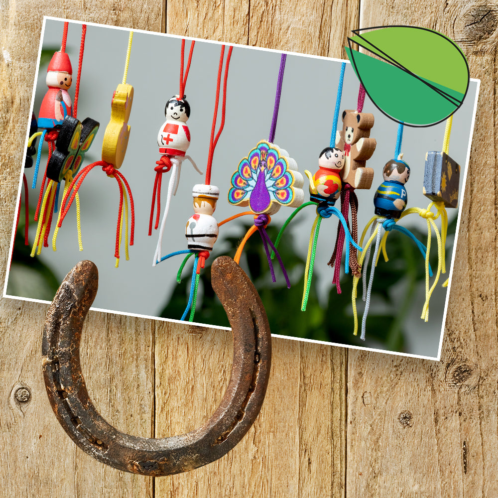Amosfun Set van 4 geluksbrenger sleutelhangers van Amosfun Set van 4 geluksbrenger sleutelhangers van