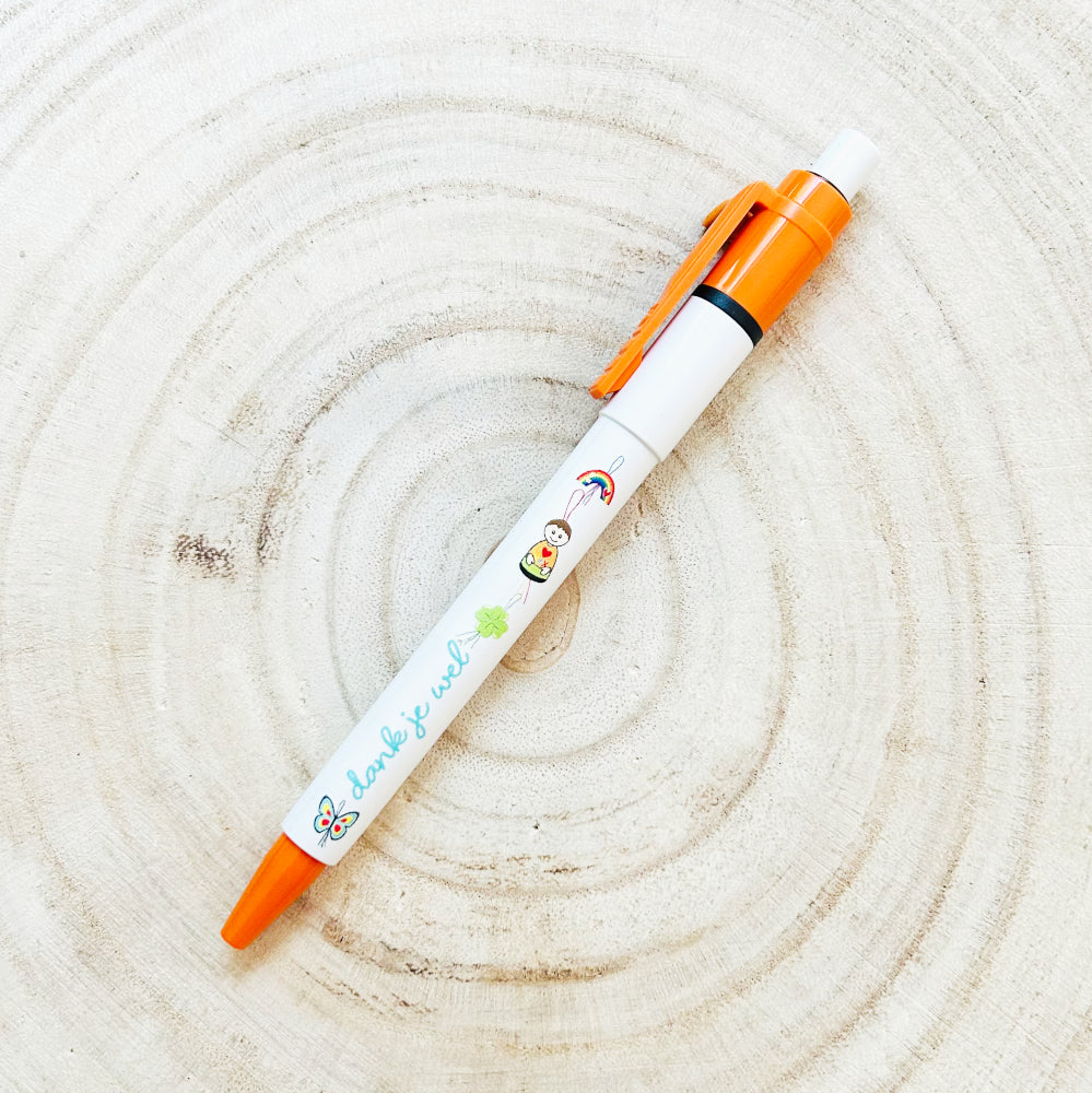 Gelukspoppetjes pen dank je wel