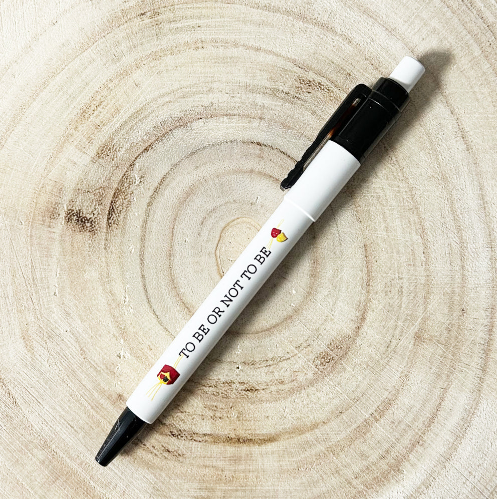 Gelukspoppetjes pen TO BE OR NOT TO BE