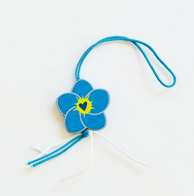 Gelukspoppetje vergeet me nietje